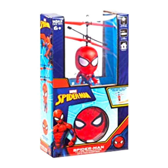 Spider-Man World Tech Marvel 3.5” Flying Figure UFO Helicopter - Picture 2 of 9